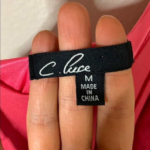 Colorblocked dress with one sleeve - Picture 6 of 6